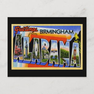 Hälsning från Birmingham Alabama Vykort