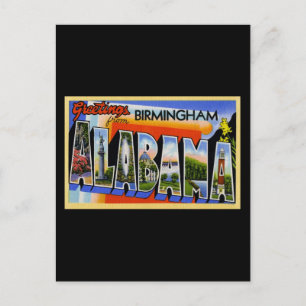 Hälsning från Birmingham Alabama Vykort