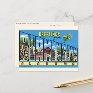Hälsning från Birmingham Postcard Vykort
