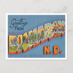 Hälsning från Bismarck, North Dakota Travel Vykort