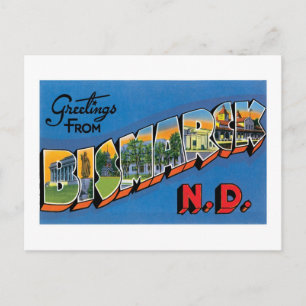 Hälsning från Bismarck, North Dakota! Vykort