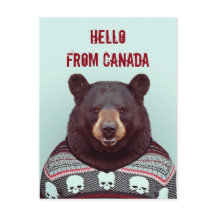 Hälsning, från björn