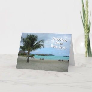Hälsning från Bora Bora Kort