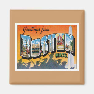 Hälsning från Boston Massachusetts Magnet
