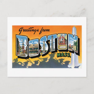 Hälsning från Boston! Vykort