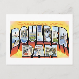 Hälsning från Boulder Dam! Vykort
