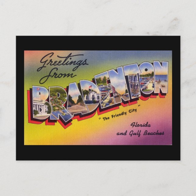 Hälsning från Bradenton Florida Vykort (Framsida)