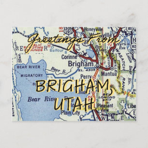 Hälsning från Brigham Utah Vykort