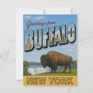 Hälsning från Buffalo New York Vykort