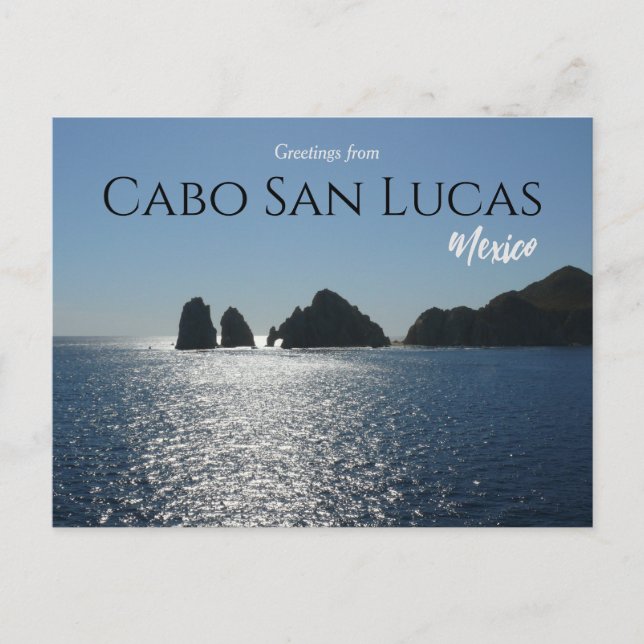 Hälsning från Cabo San Lucas Mexiko vykort (Framsida)