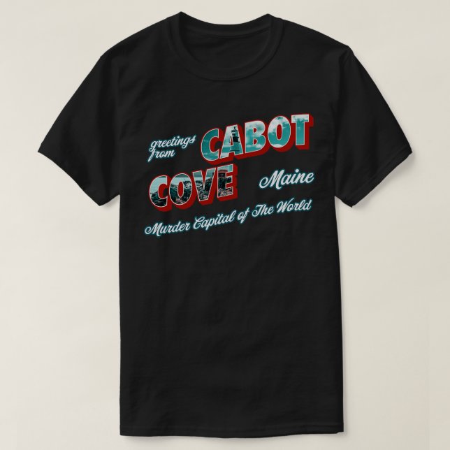 Hälsning från Cabot Cove T Shirt (Design framsida)