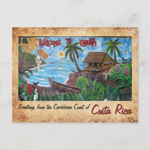 Hälsning från Cahuita, Costa Rica Vykort