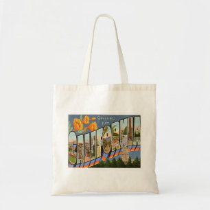 Hälsning från California Large Tote Bag Tygkasse