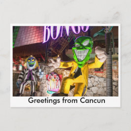 Hälsning från Cancun-vykort Vykort