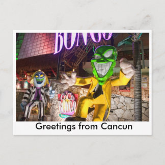 Hälsning från Cancun-vykort Vykort