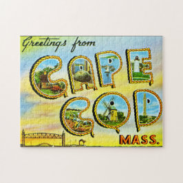 Hälsning från Cape Cod Vintage Puzzle Pussel