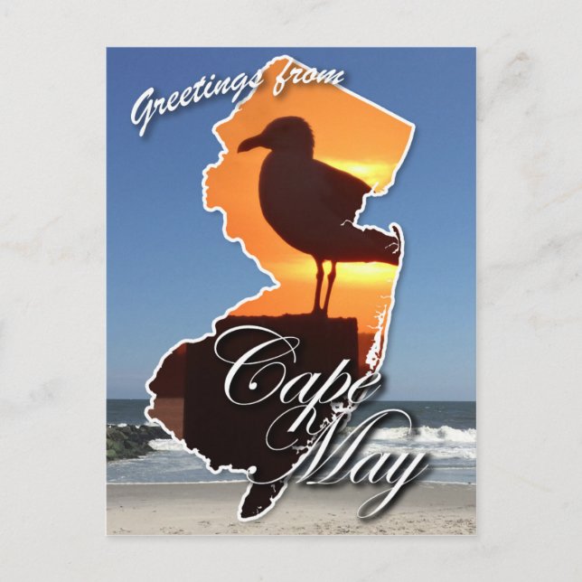 Hälsning från Cape May Vykort (Framsida)