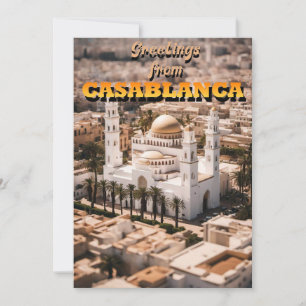 Hälsning från CASABLANCA Julkort