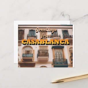 Hälsning från CASABLANCA Vykort