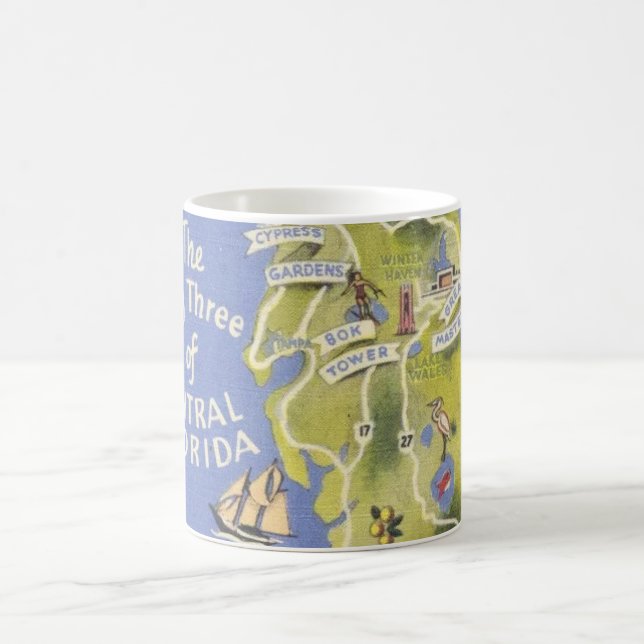 Hälsning från Central Florida Card Kaffemugg (Center)