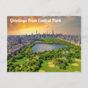 Hälsning från centralparkens vykort