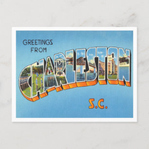 Hälsning från Charleston, South Carolina Travel Vykort