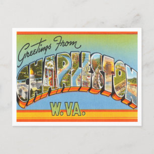 Hälsning från Charleston, Väster Virginia Travel Vykort