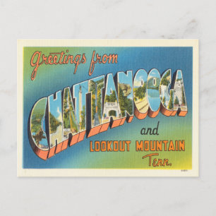 Hälsning från Chattanooga och Lookout Mountain Vykort