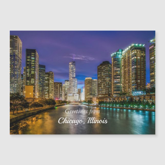 Hälsning från Chicago, Illinois (Framsida)