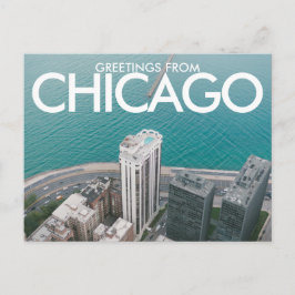 Hälsning från Chicago Postcard Vykort