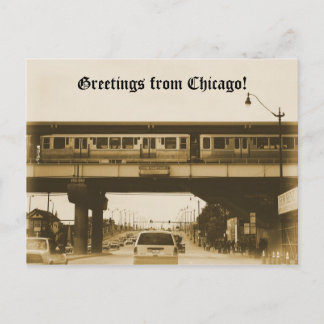 Hälsning från Chicago! Vykort