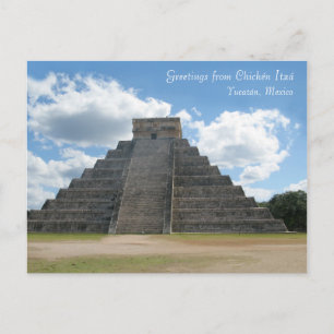 Hälsning från Chichén Itzá, Mexiko Vykort