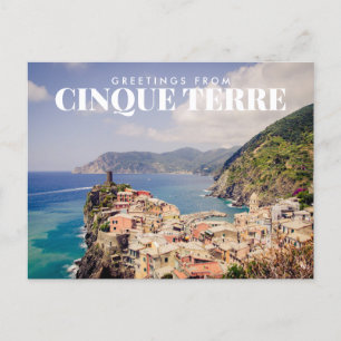 Hälsning från Cinque Terre, Vernazza Postcard Vykort