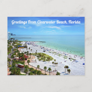 Hälsning från Clearwater Beach, Florida Postcard Vykort