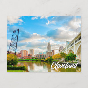 Hälsning från Cleveland, Ohio, Förenta staterna Helg Vykort