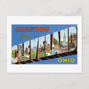 Hälsning från Cleveland, Ohio Vykort