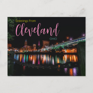 Hälsning från Cleveland Ohio-vykort Vykort