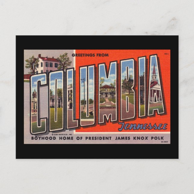 Hälsning från Colombia Vykort (Framsida)