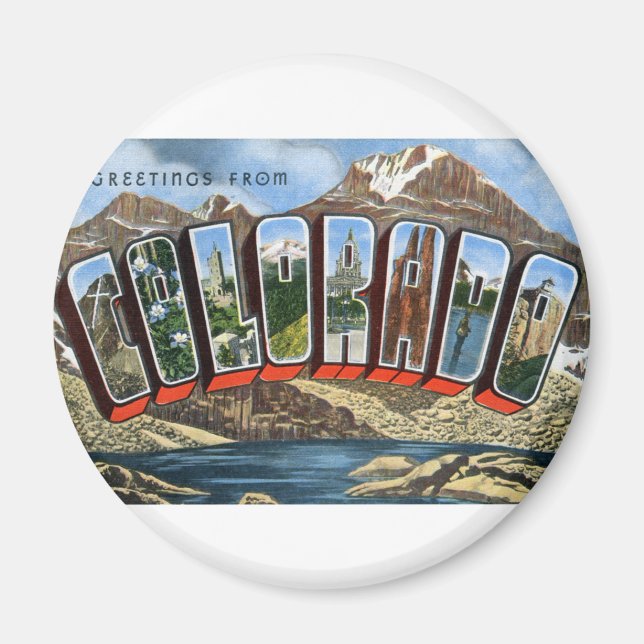 Hälsning från Colorado Magnet (Framsidan)