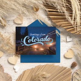 Hälsning från Colorado - Nattens Hett Vår Vykort
