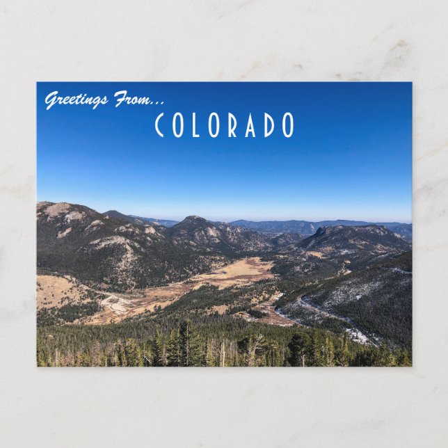 Hälsning från Colorado Postcard Vykort (Framsida)