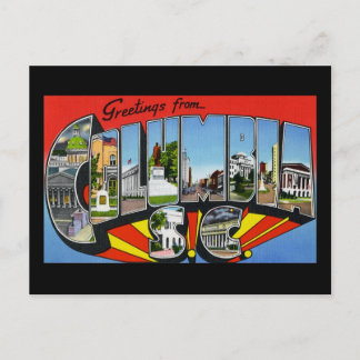 Hälsning från Columbia South Carolina Vykort