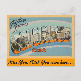 Hälsning från Columbus Vykort