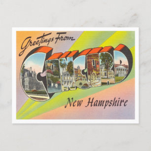 Hälsning från Concord, New Hampshire Travel Vykort