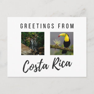 Hälsning från Costa Rica Fotovykort Vykort