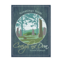 Hälsning från Craigh na Dun Outlandish Postcard