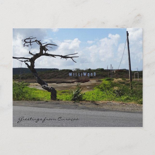 Hälsning från Curaçao (anpassadet) Vykort (Framsida)