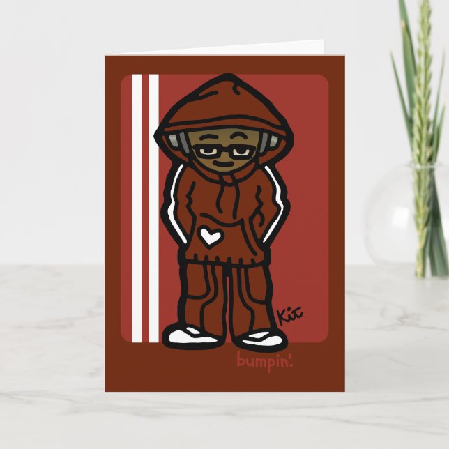 hälsning från da huva. kort (Framsida)