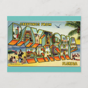 Hälsning från Daytona Beach Florida Travel Vykort