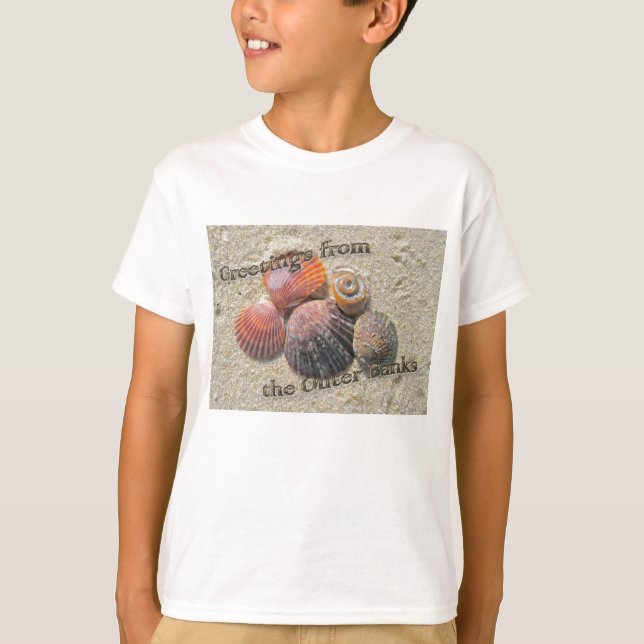 Hälsning från de yttre Banker-kusterna T Shirt (Framsida)